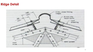 Steel Bulding Offset Ridge steel structure OF THIRD YEAR ARCHITECTURE STUDENTS | PPT