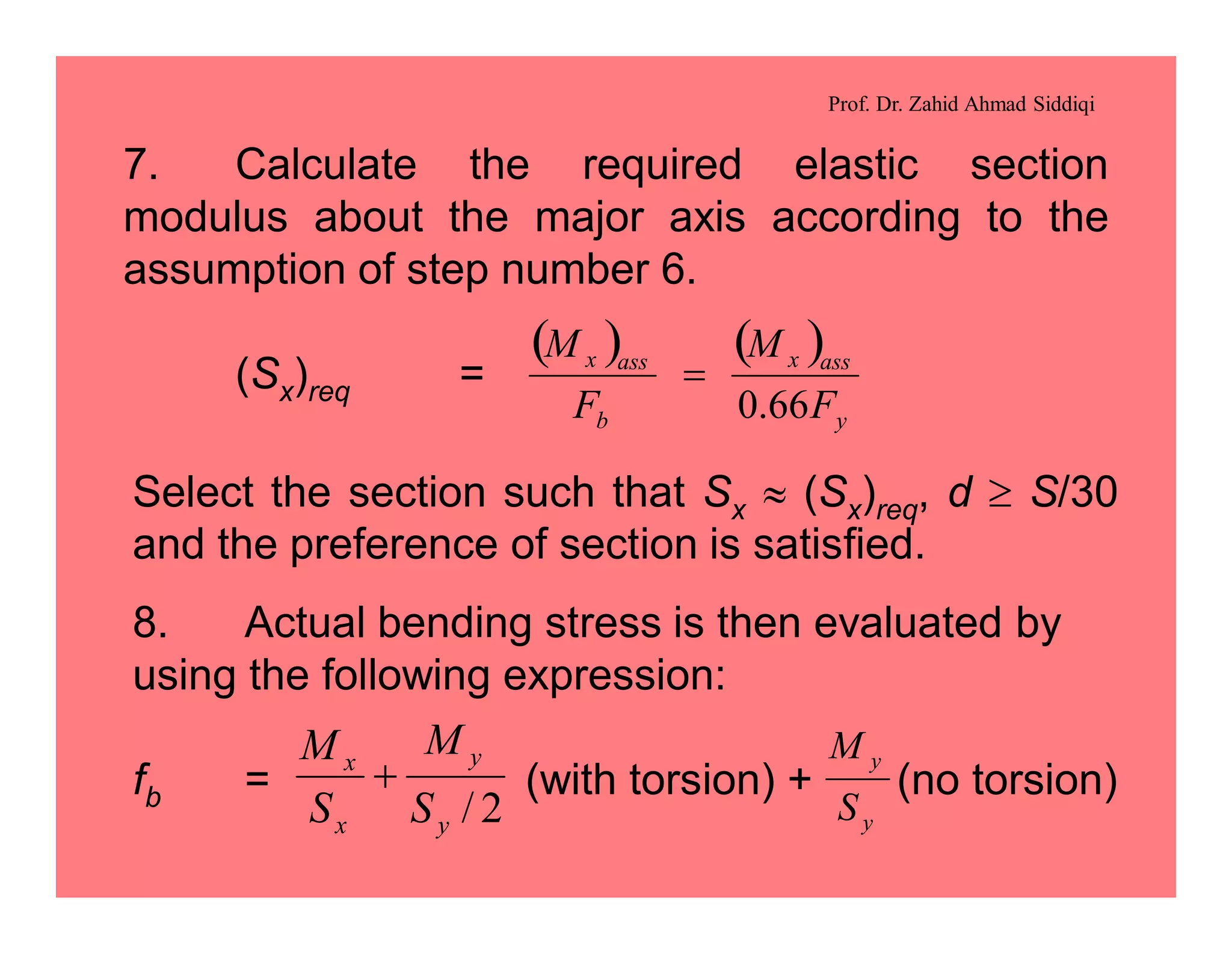 Steel strucure lec # (16) | PDF