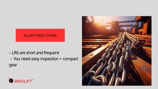 Steel Wire Rope vs Chain – What’s Best for Your Lifting Needs? | PPTX