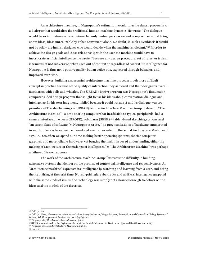 Dissertation proposals into competitive intelligence