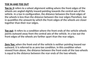 Toe In Example STEERING INTRO AND TYPES USED IN AU.pptx