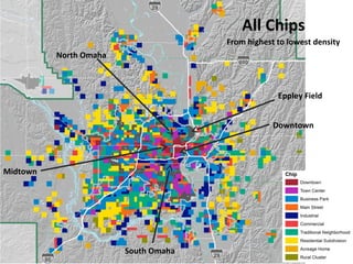 All Chips
From highest to lowest density
North Omaha

Eppley Field
Downtown

Midtown

South Omaha

 