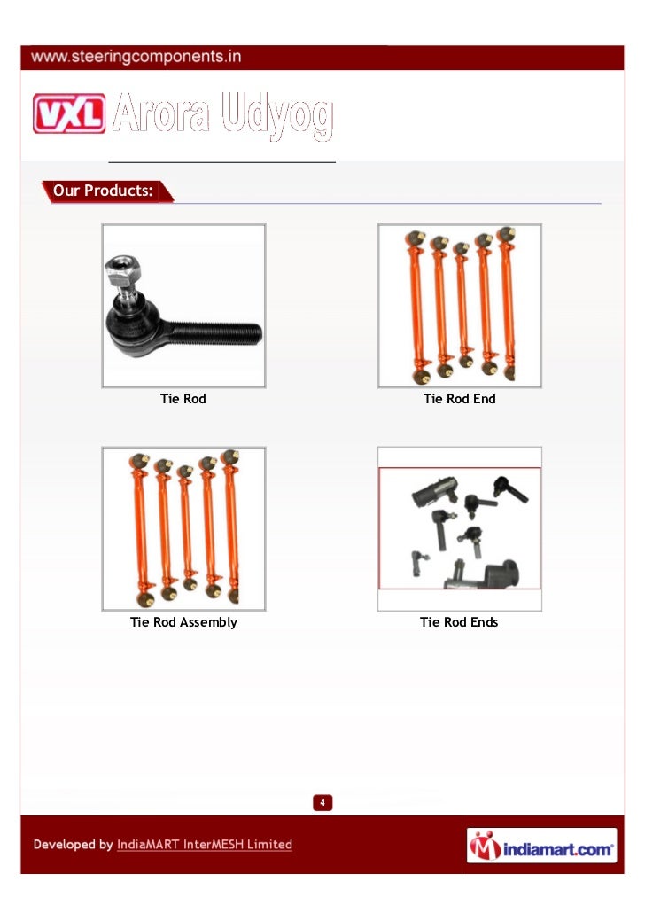 Arora Udyog, Delhi, Automotive Tie Rod Ends