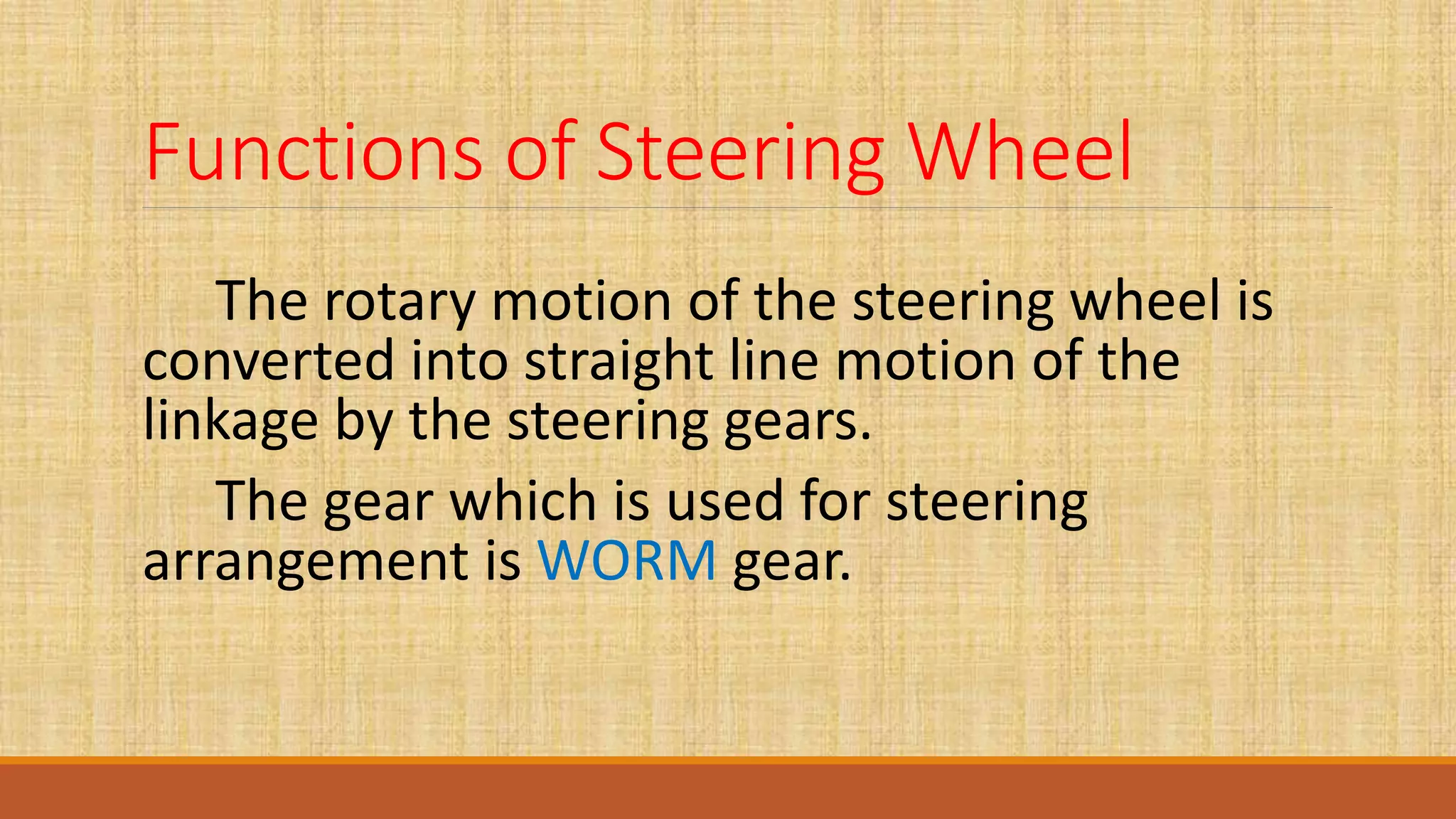 Steering gearbox