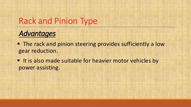 Steering Gearbox