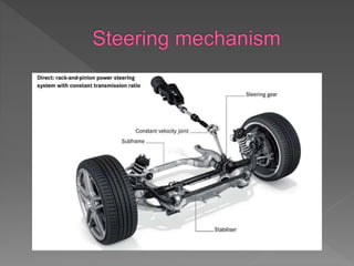 Steering gears - worm and wheel steering gear | PPT