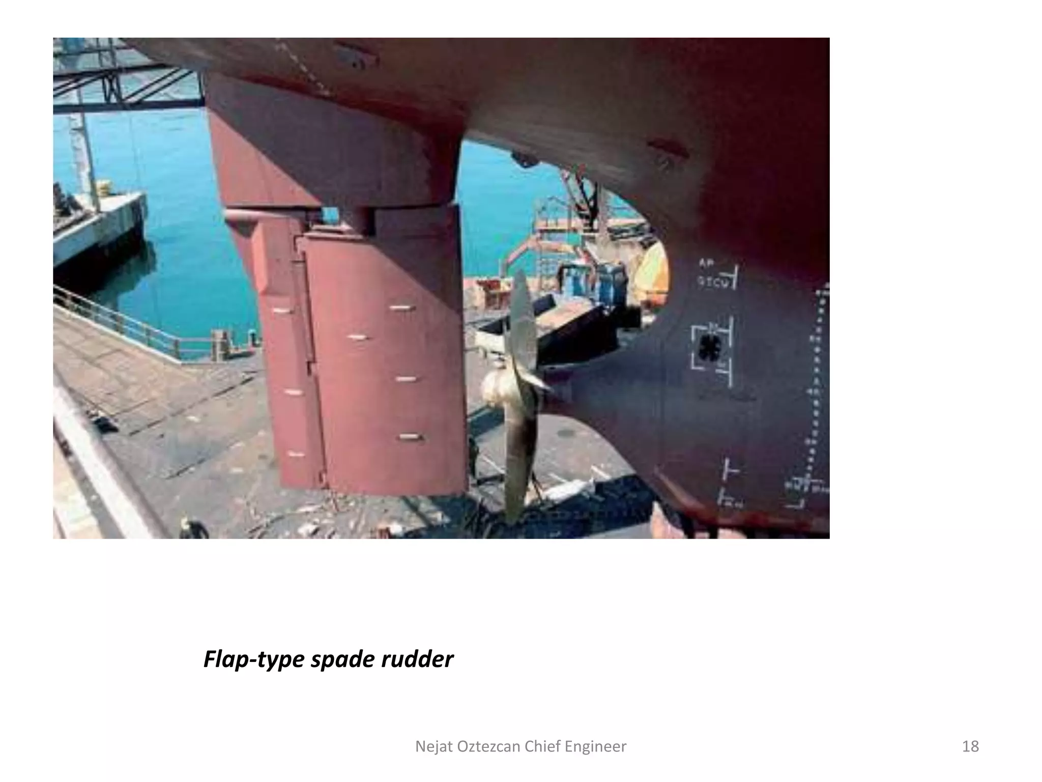 Balanced Spade Rudder Steering gears and rudders -propellers | PPTX
