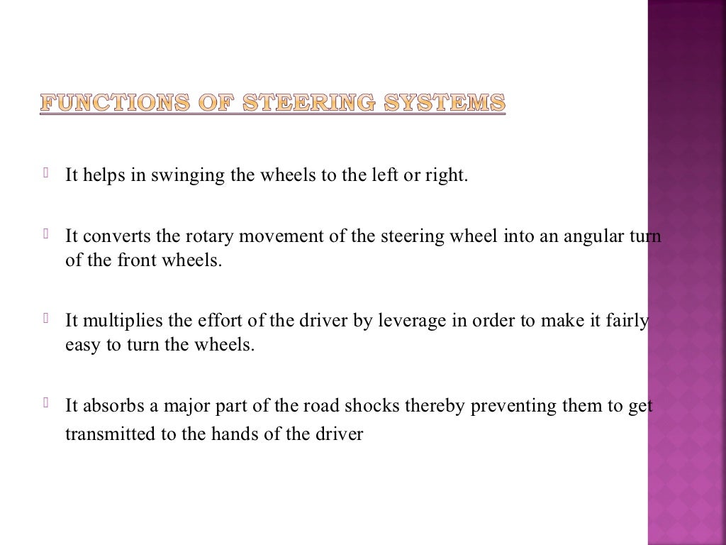 Steering system