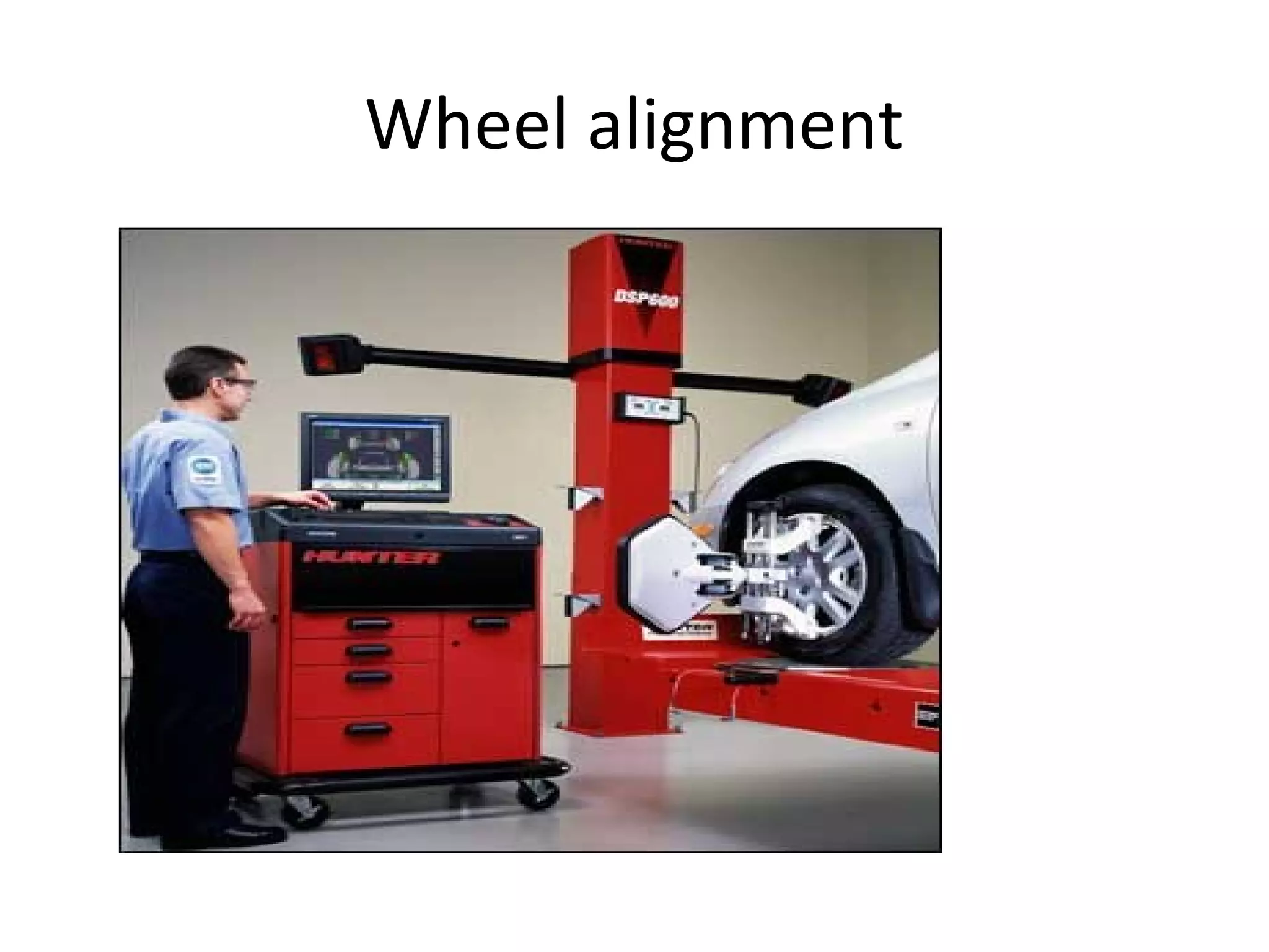 Wheel alignment
 
