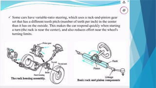 steering system for Mechanical students acadamic year 2018