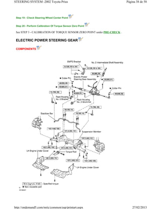 Steering system column | PDF