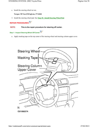 Steering system column PDF
