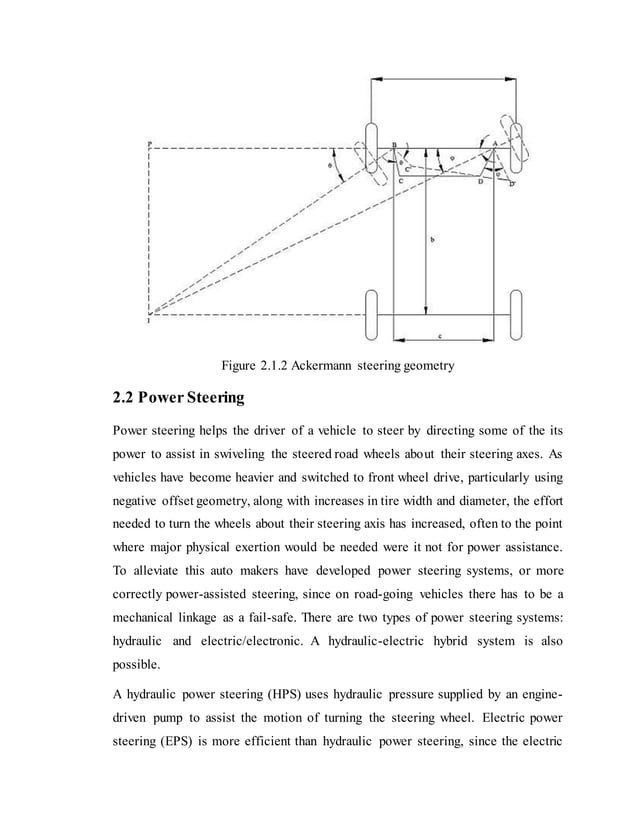 Steering system project report