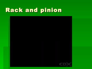 Rack and pinion




        copyright 2011 - eric jaromin
 