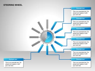 STEERING WHEEL
This is an example text. Go
ahead and replace it with
your own text.
Example text
This is an example text. Go
ahead and replace it with
your own text.
Example text
This is an example text. Go
ahead and replace it with
your own text.
Example text
This is an example text. Go
ahead and replace it with
your own text.
Example text
This is an example text. Go
ahead and replace it with
your own text.
Example text
This is an example text. Go
ahead and replace it with
your own text.
Example text
This is an example text. Go
ahead and replace it with
your own text.
Example text
This is an
example
text.
 