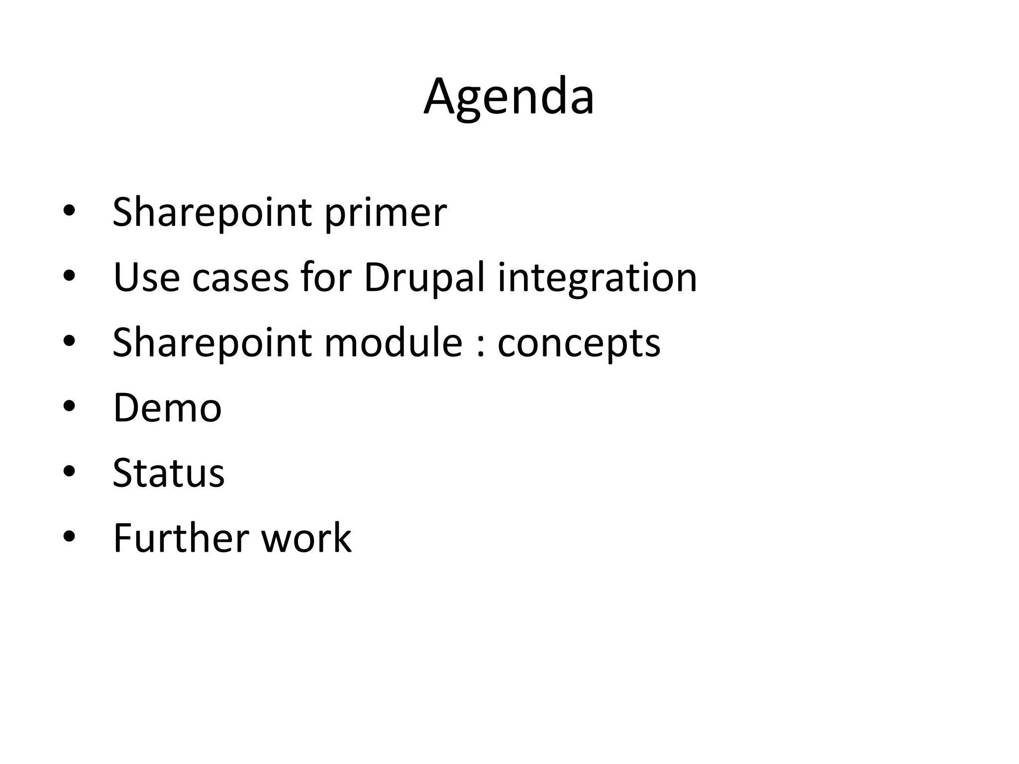 Sharepoint primer
