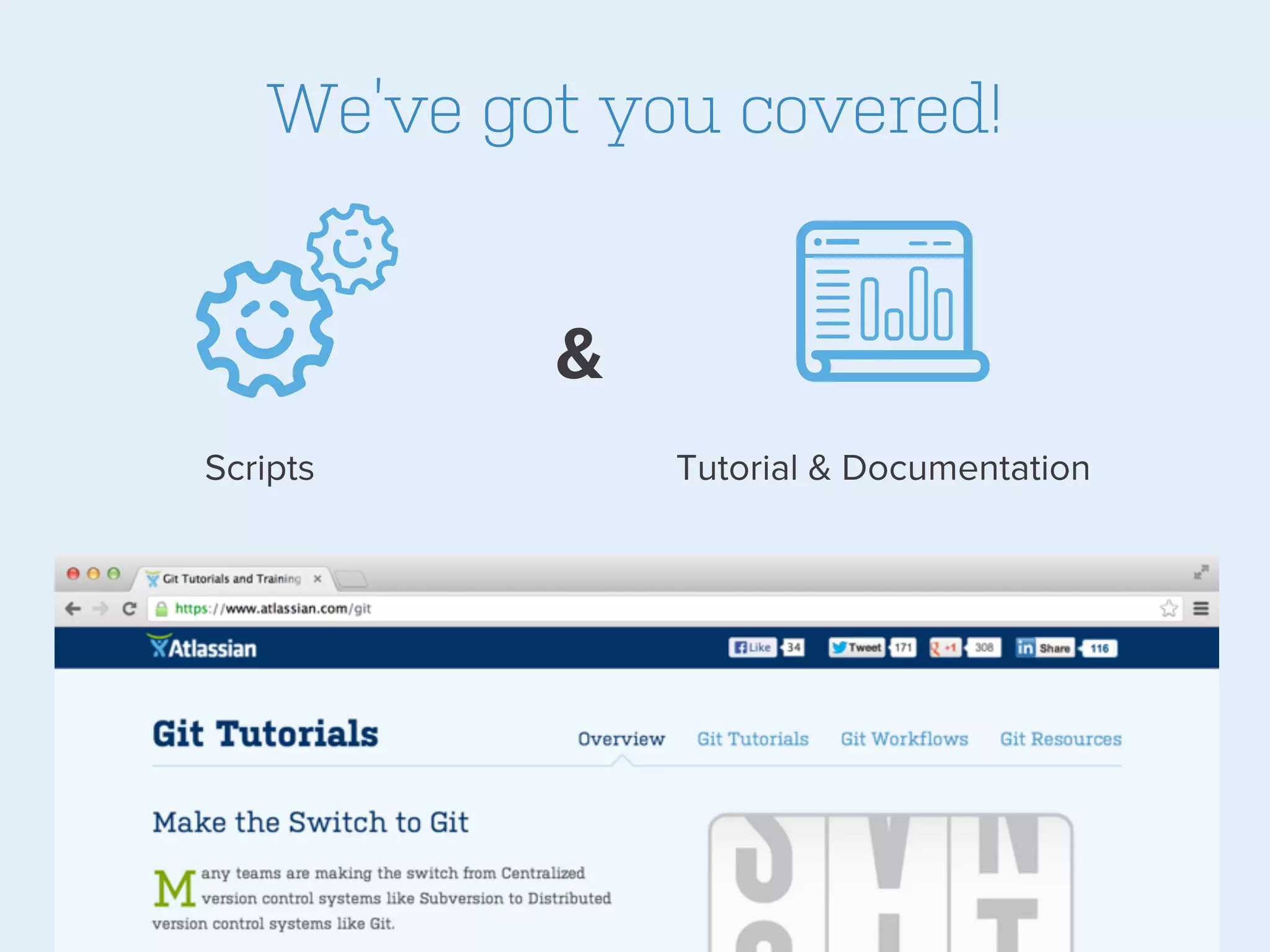 We’ve got you covered!

&
Scripts

Tutorial & Documentation

 