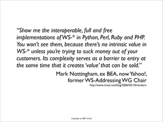 Stefan Tilkov Soa Rest And The Web