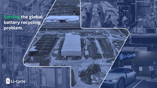 Battery Reciling Problem LIB MATERIAL RECOVERY TECHNOLOGY AS A SUSTAINABLE AND SCALABLE SOLUTION ...