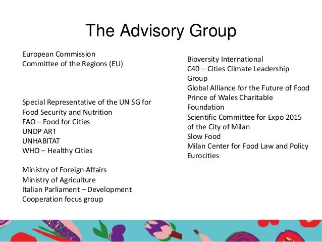 Milan Urban Food Policy Pact : Presentation and way forward