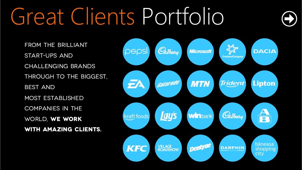 Great Clients Portfolio from the
