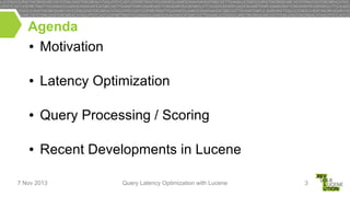Query Latency Optimization with Lucene | PDF