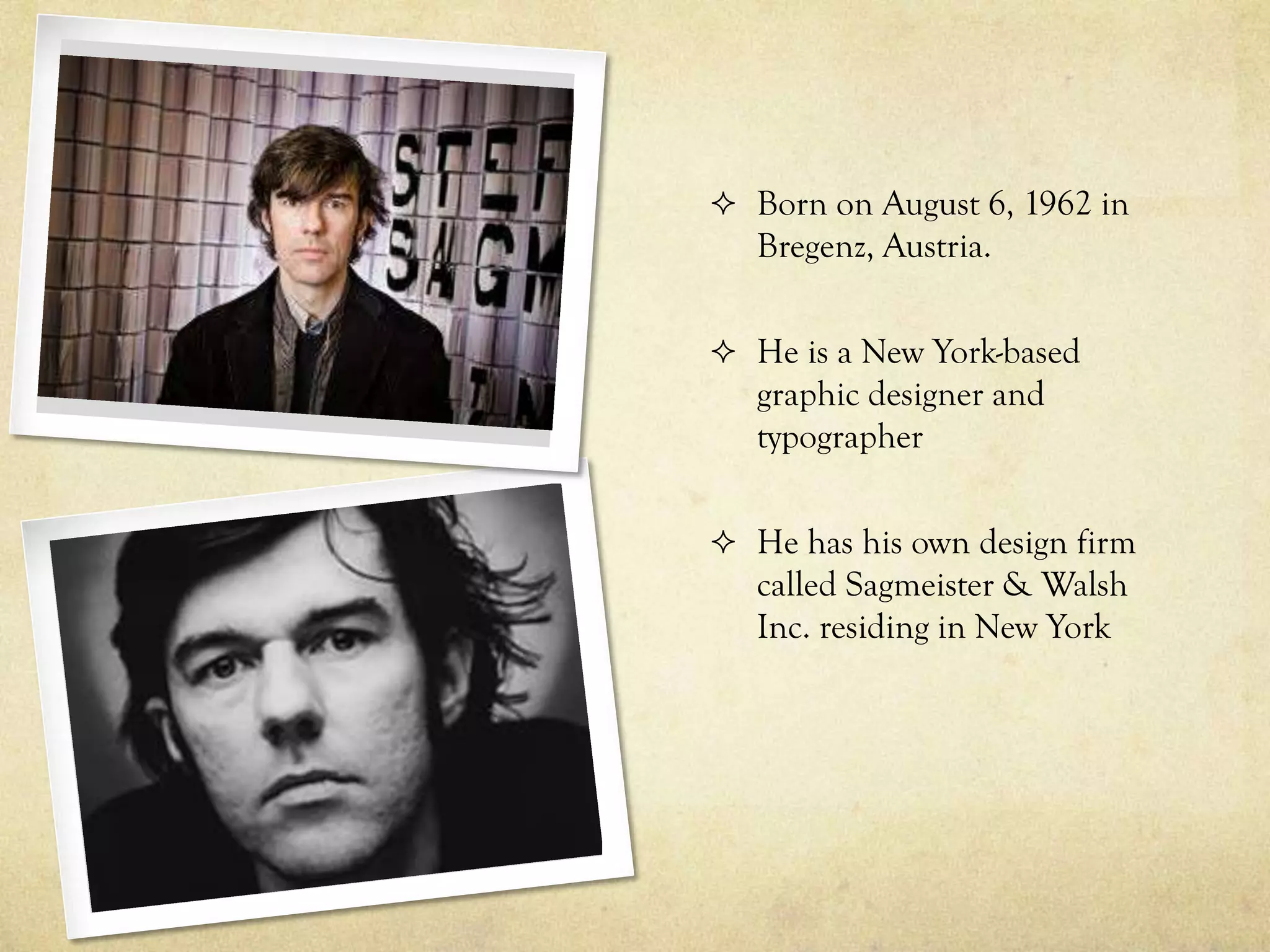 Stefan sagmeister | PPTX