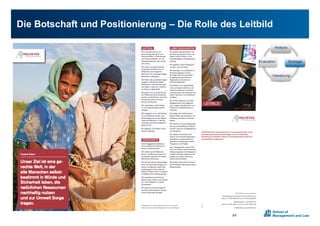 Die0Botschaft0und0Positionierung0– Die0Rolle0des0Leitbild0
64
Analyse
Strategie
Umsetzung
Evaluation
 