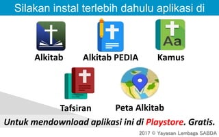 Untuk mendownload aplikasi ini di Playstore. Gratis.
Silakan instal terlebih dahulu aplikasi di
bawah ini:
Tafsiran Peta A...