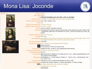 Mona Lisa: Joconde




                      Europeana Data Model
       Steffen Hennicke. HU-Berlin, DM2E-Kick-Off, 1./2. March 2012.   11
 