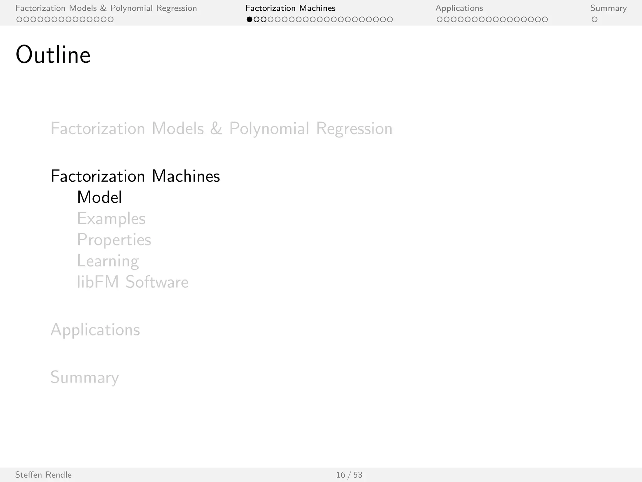ned; else 
Steen Rendle 15 / 53 
 