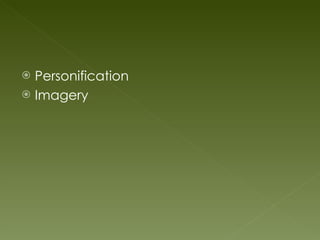 Personification Imagery 
