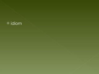 idiom 