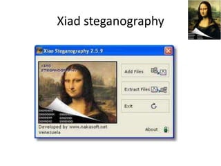 Xiad steganography
 