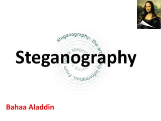 Steganography

Bahaa Aladdin
 