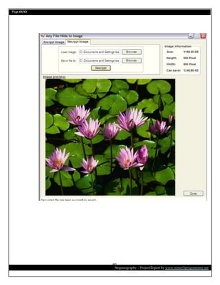 Page 60/62
Steganography – Project Report by www.mmer2programmer.net
60
 
