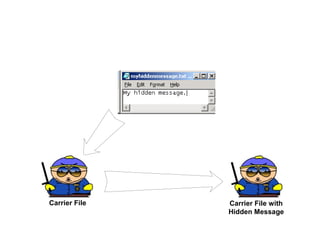 Carrier File Carrier File with
Hidden Message
 