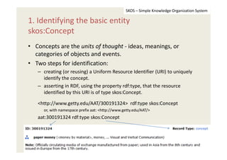 Skos Reference Examples SKOS hands-on workshop (tutorial) by Regine Stein | PDF