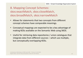 Skos Reference Examples SKOS hands-on workshop (tutorial) by Regine Stein | PDF