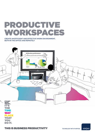 Productive
WorksPaces
Create an effiCient and effeCtive work environment,
both in the offiCe and remotely




This is Business ProducTiviTy
 