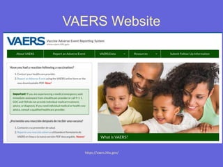 VAERS Website
https://vaers.hhs.gov/
 