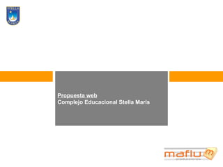 Propuesta web Complejo Educacional Stella Maris 