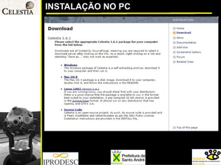 INSTALAÇÃO NO PC  