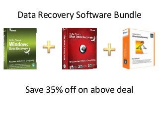 Data Recovery Software Bundle
Save 35% off on above deal
 