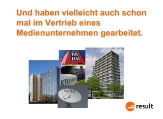 Stellenanzeige Vertriebsprofi bei result