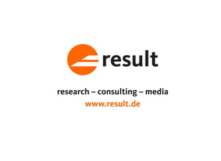 Stellenanzeige Vertriebsprofi bei result