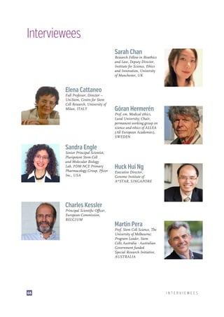 Stem Cell Research: Trends and Perspectives on the Evolving International Landscape