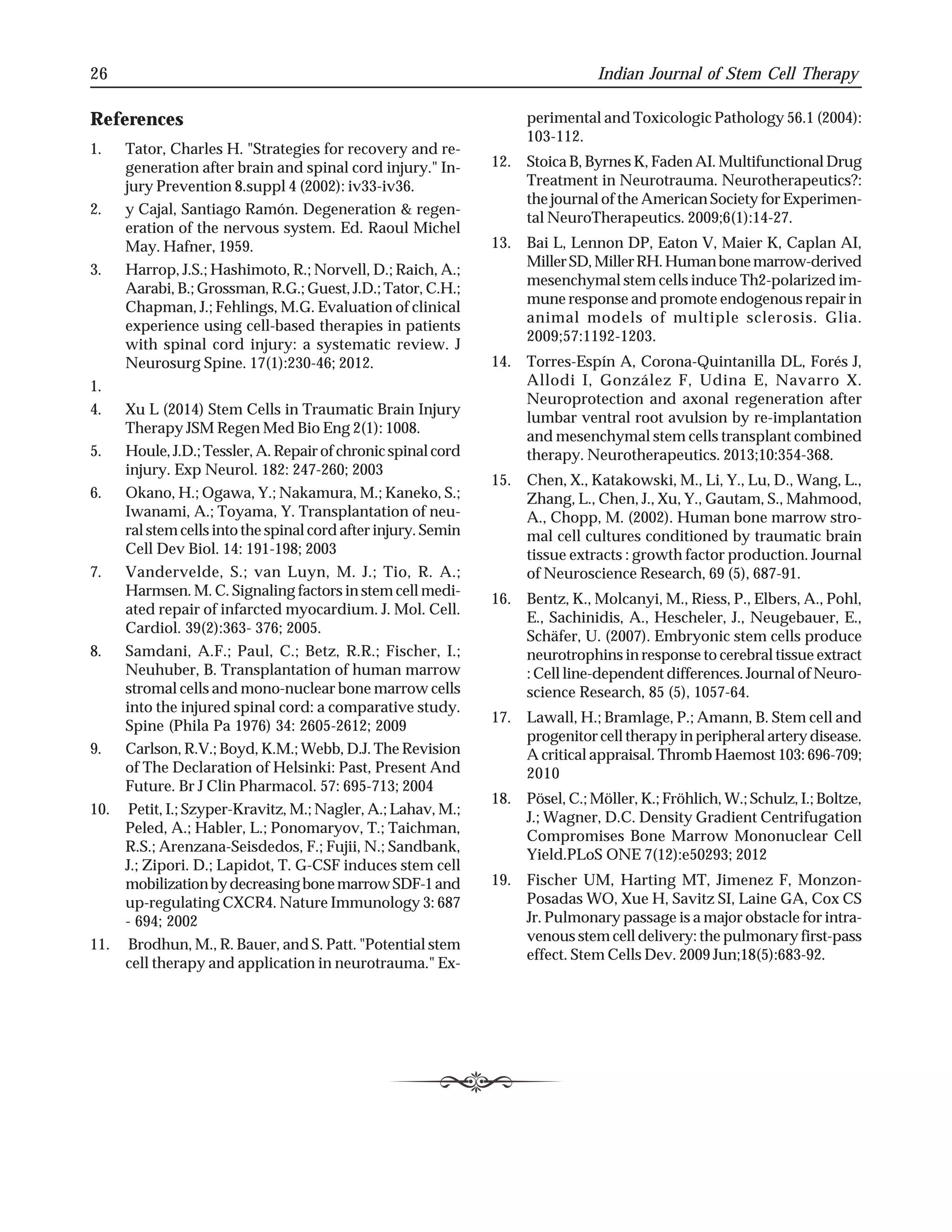 Stem cell-society-of-india-journal-june-2015 | PDF