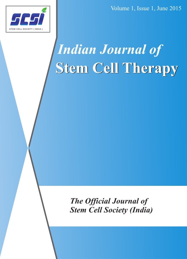 stem cell research & therapy journal
