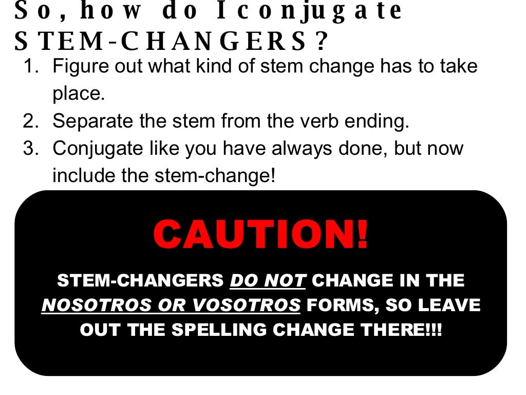 stem changer stem changer
